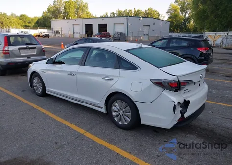 2017 Hyundai Sonata Hybrid Se from USA, damaged, VIN KMHE24L10HA055674